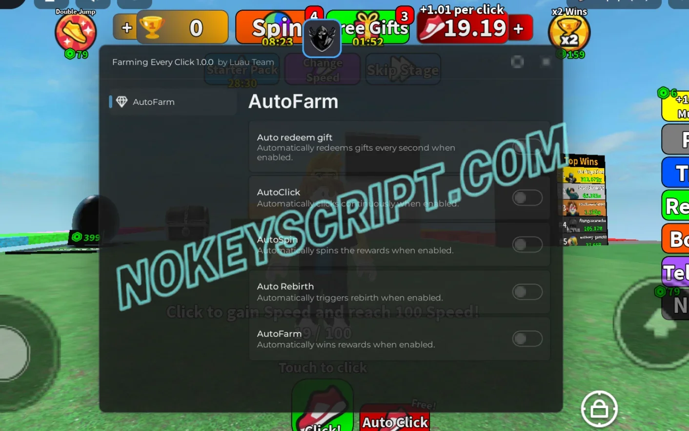 Speed Clicker Script Farming Every Click [No Key] – Auto Click