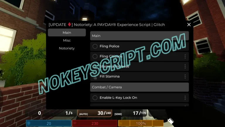 Notoriety: A PAYDAY® Experience Script Glitch [No Key] – Glitch Flight