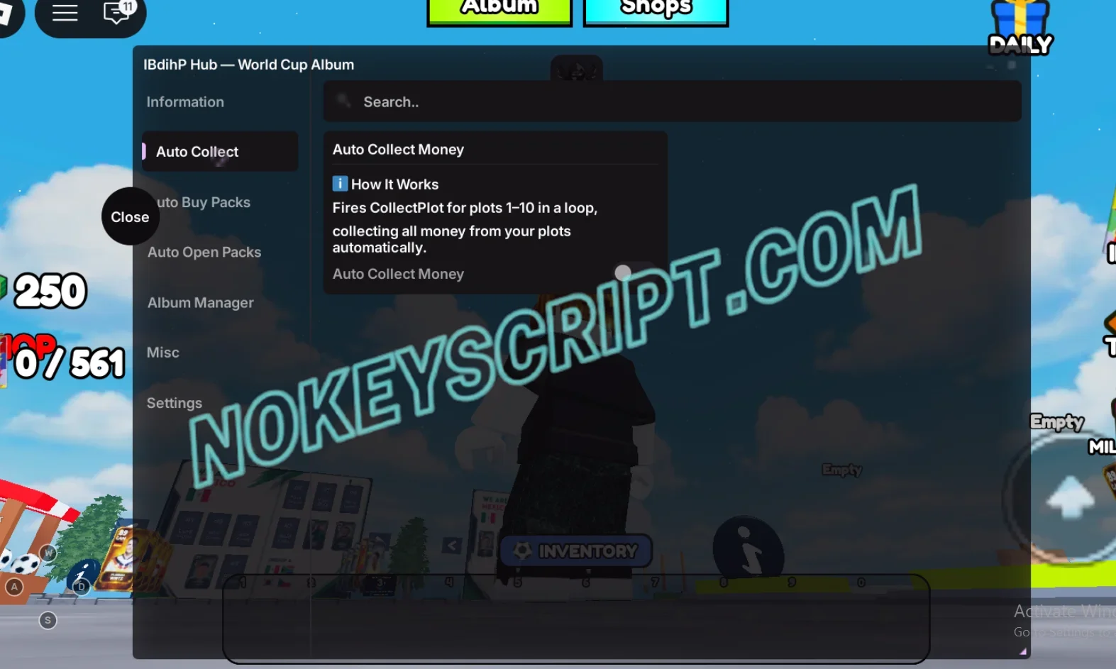 World Cup Album Script IBdihP Hub – Auto Buy Packs