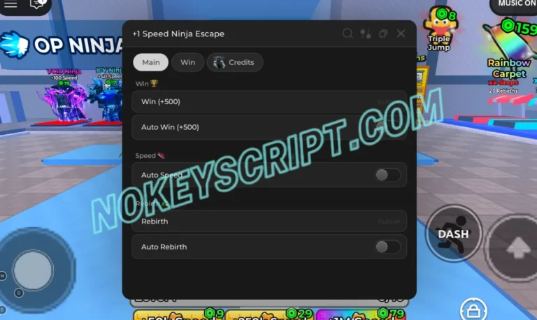 +1 Speed Ninja Escape Script KhSaeed90 Hub [NO-Key]