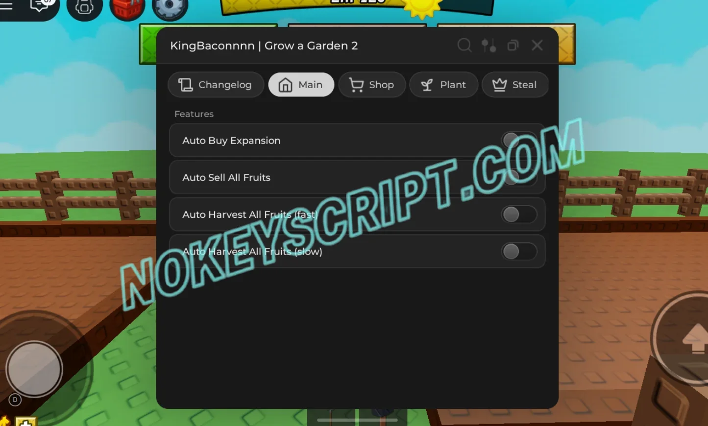Grow a Garden 2 Script KingBaconnnn [No Key] – Auto Buy Expansion