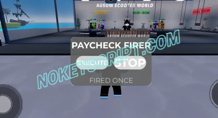 Ausom Scooter World Script Paycheck Firer – NO KEY