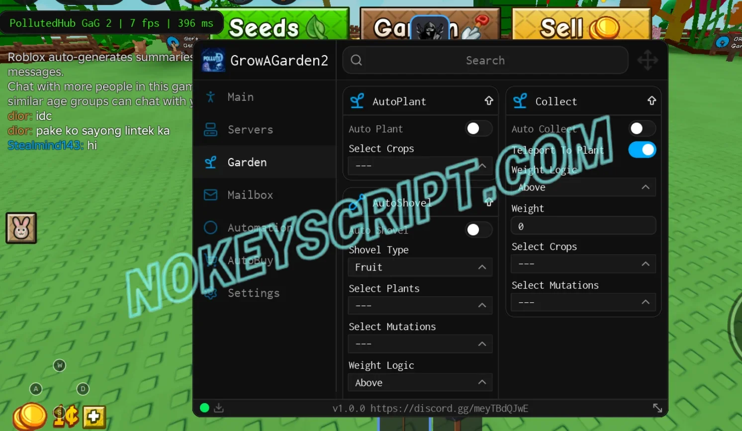 Grow A Garden 2 Script Polluted Hub [No Key] – Auto Plant,  Auto Shovel