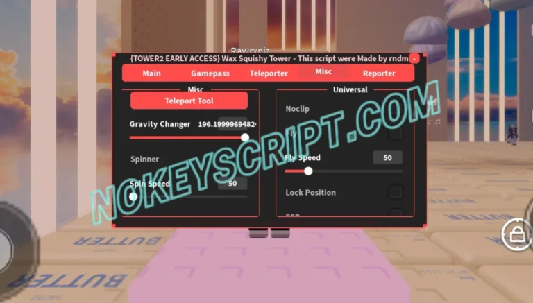 {TOWER2 EARLY ACCESS} Wax Squishy Tower Script RNDM [No Key]