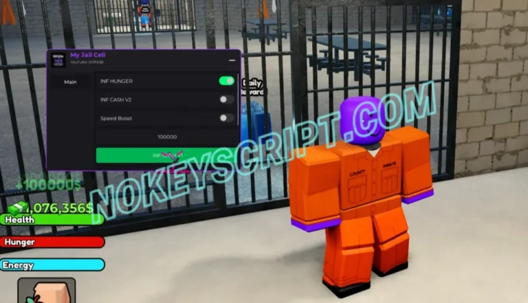 My Jail Cell Script S0ftkillz – INF Hunger, INF Cash V1 and V2