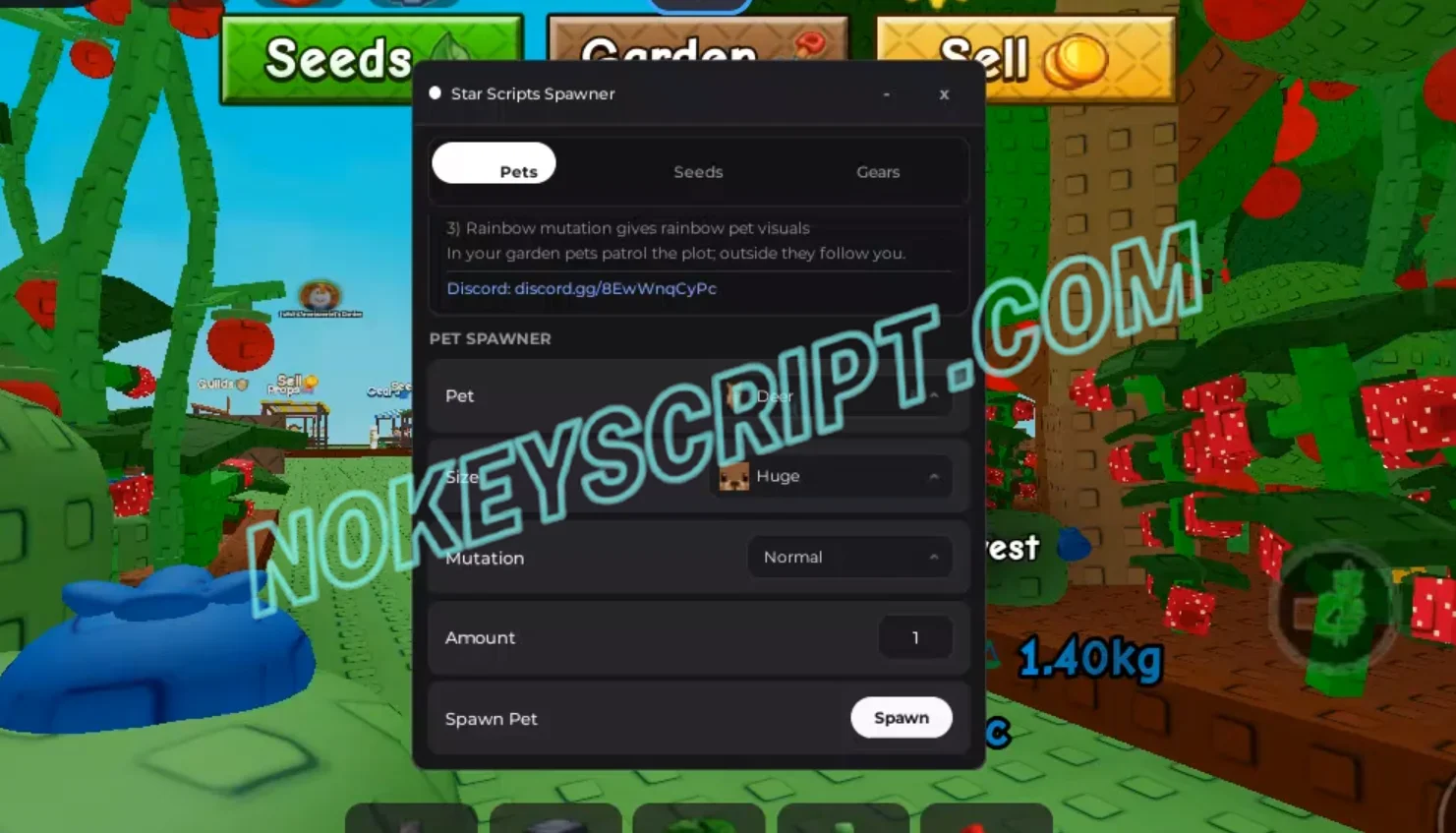 GAG 2 Script Star Spawner [No Key] – Spawn Pets, Gears and Seeds