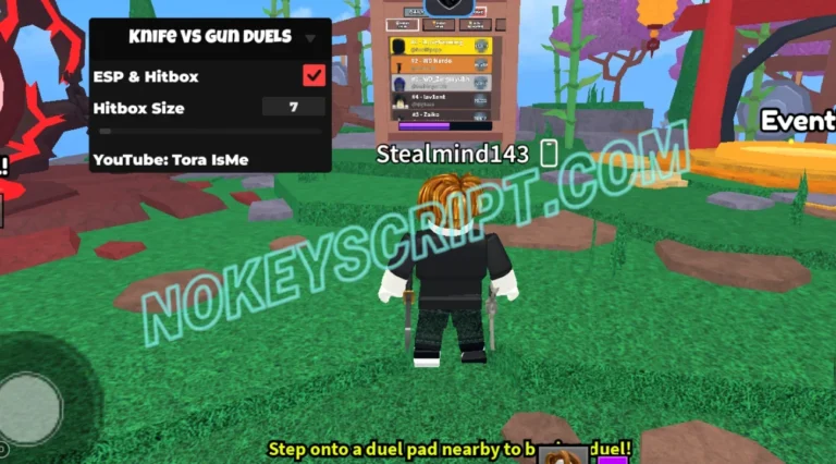Knife VS Gun DUELS Script Tora IsMe [No Key] – ESP, Hitbox