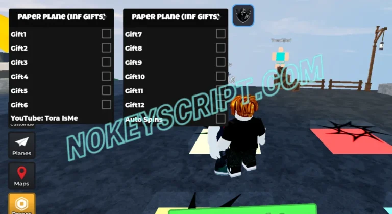 PAPER PLANES Script Tora IsMe [NO KEY] – INF Gifts, Auto Spins