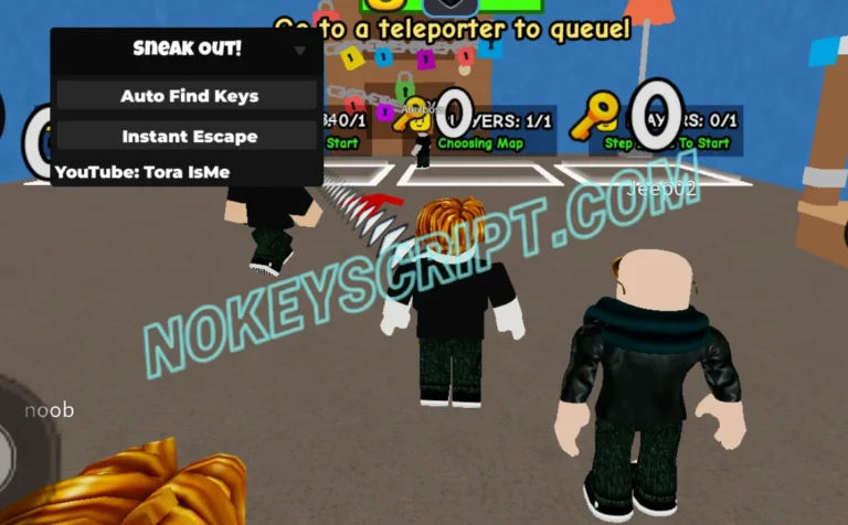 Sneak Out Script Tora IsMe [NO KEY] – Auto Find Keys