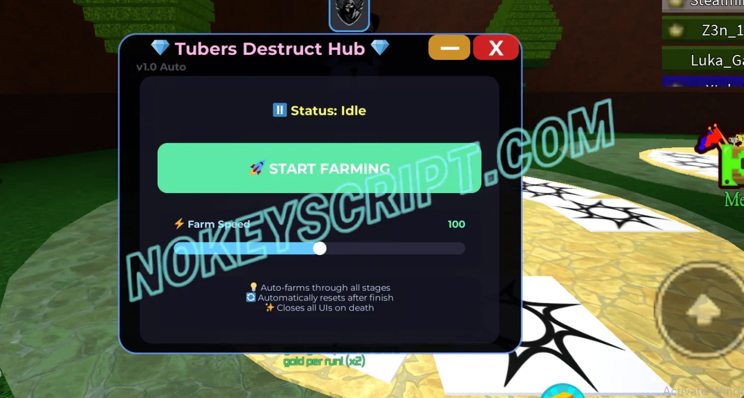 Build A Boat For Treasure Script Tubers Destruct Hub – No Key