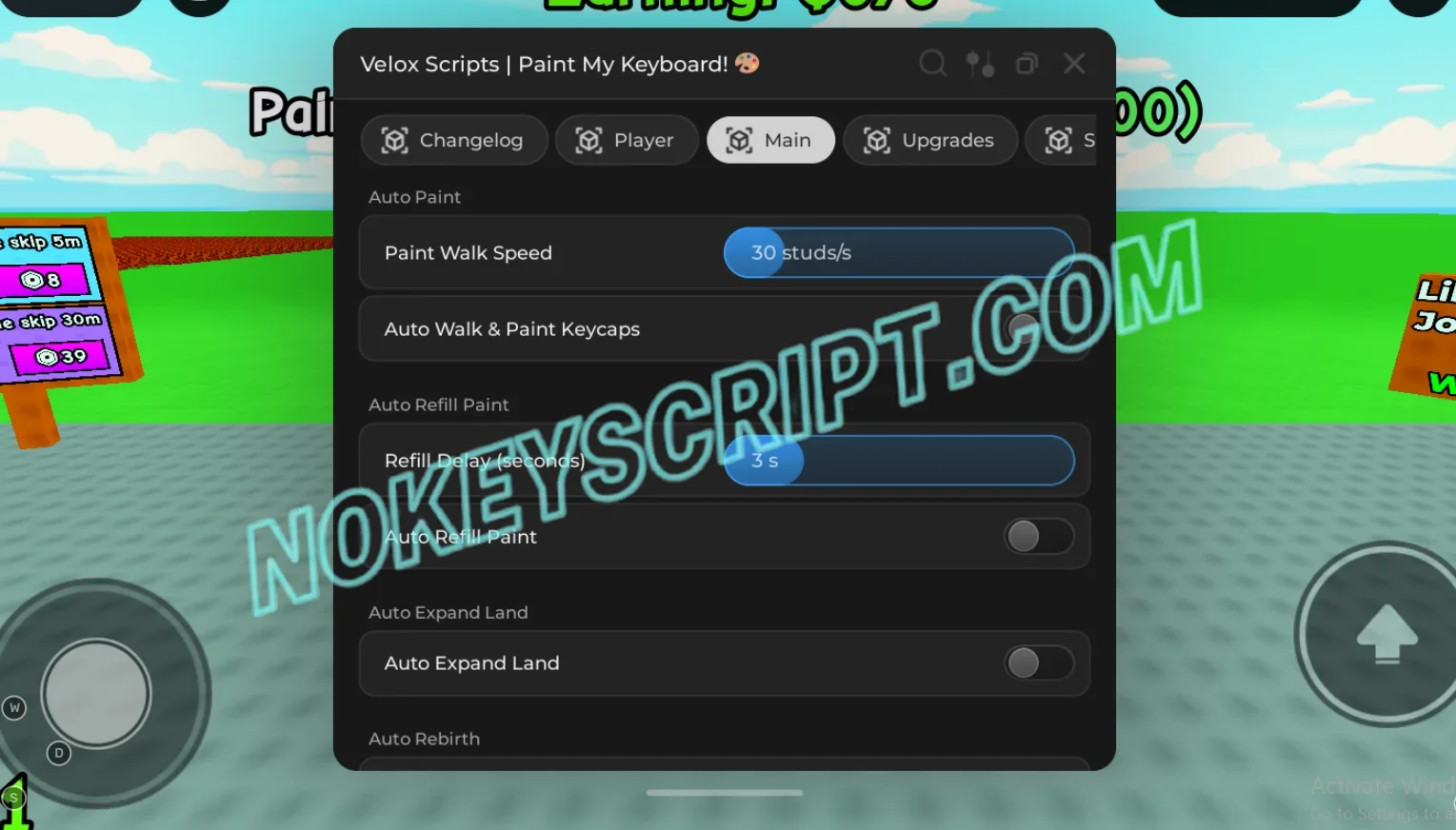 Paint My Keyboard Script Velox Hub – Auto Paint, Auto Buy