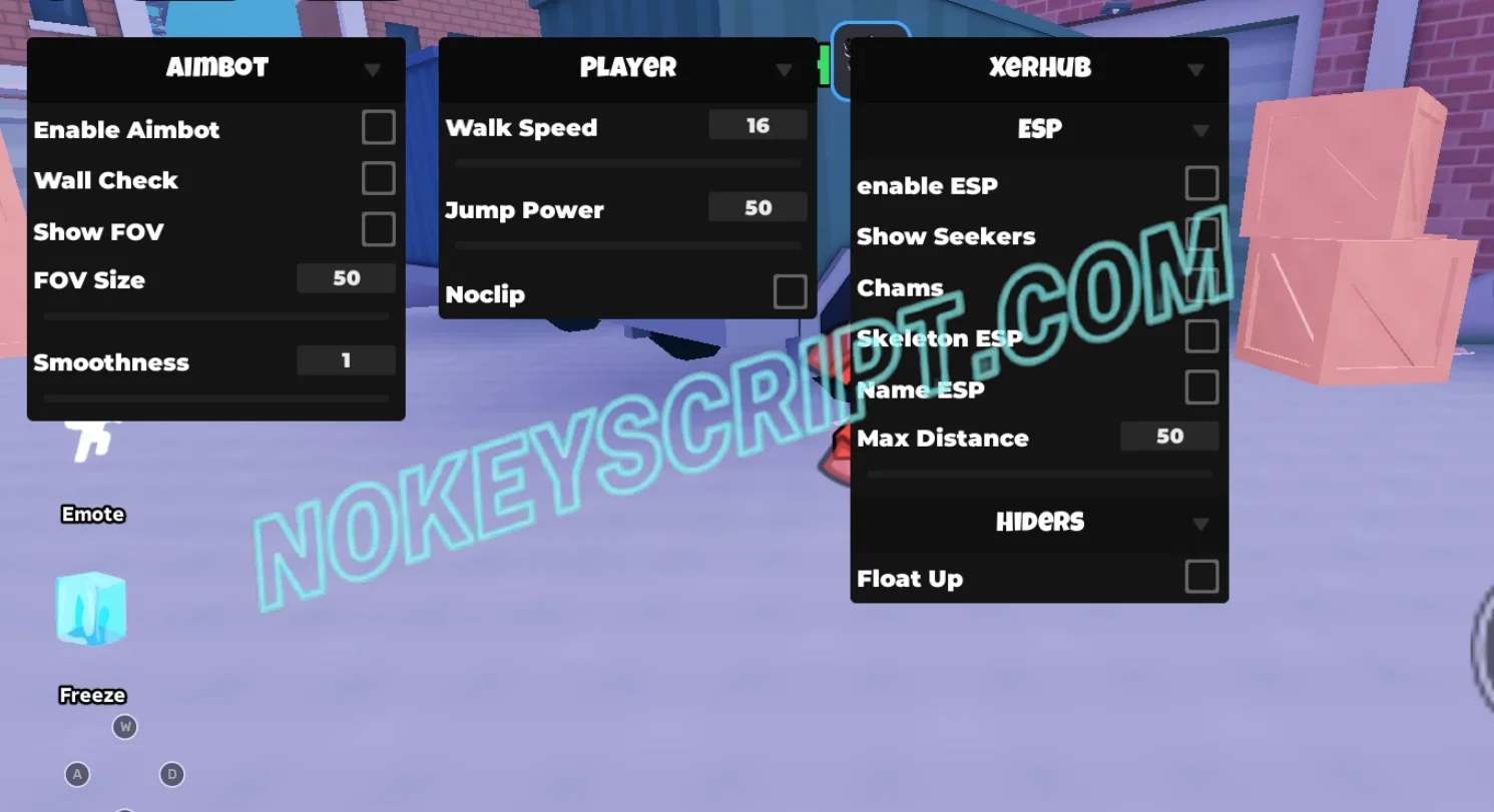 Paint Or OOF Script Xer Hub [No Key] – Enable Aimbot, FOV
