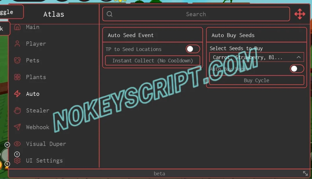 Grow a Garden Script Dupe | AtlasHub [Keyless]