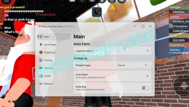 Work at a Pizza Place Script 7sone Hub [No Key] – Auto Farm