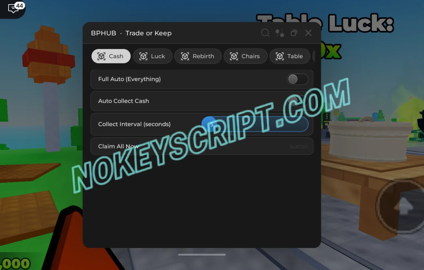 TRADE or Keep Script BP Hub – Free Luck Farm, Full Auto Cash