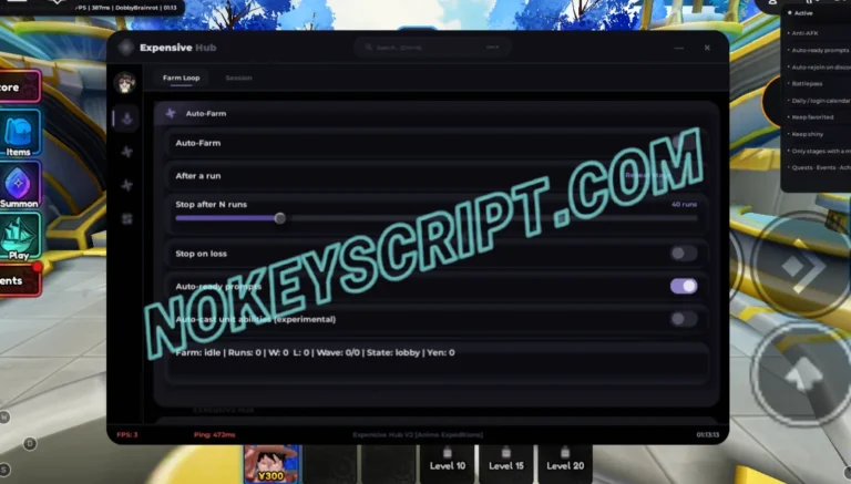 Anime Expeditions Script Expensive Hub [No Key] – Auto Farm