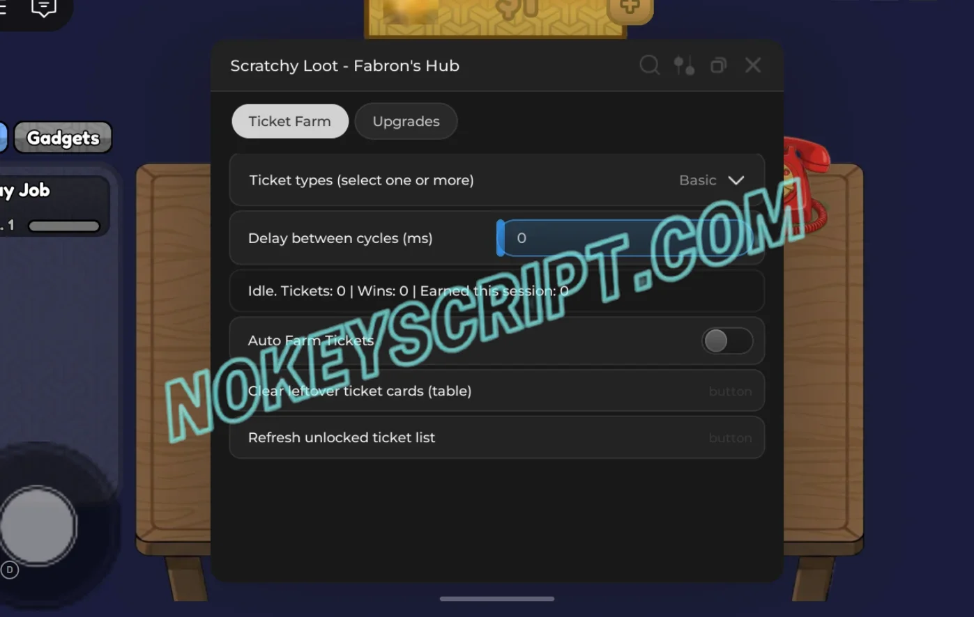 Scratchy Loot Script Fabron’s Hub [No Key] – Auto Farm Ticket