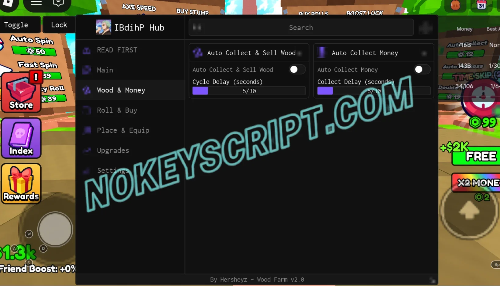 My Wood Farm Script IBdihP Hub [No Key] – Auto Collect And Sell Wood