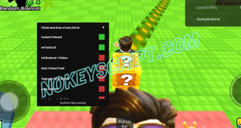 Climb and Drop a Lucky Block Script Najz Gaming – Intant Interact