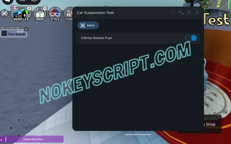 Car Suspension Test Script OP Hub [No Key] – Infinite Rocket Fuel