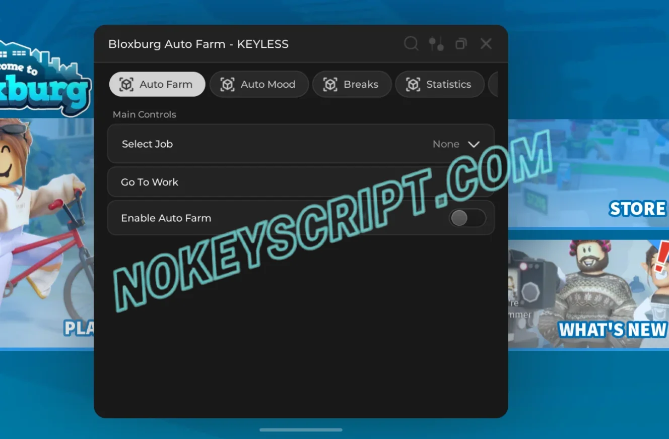 Welcome to Bloxburg Script Original Tragic Hub [No Key] – Auto Farm