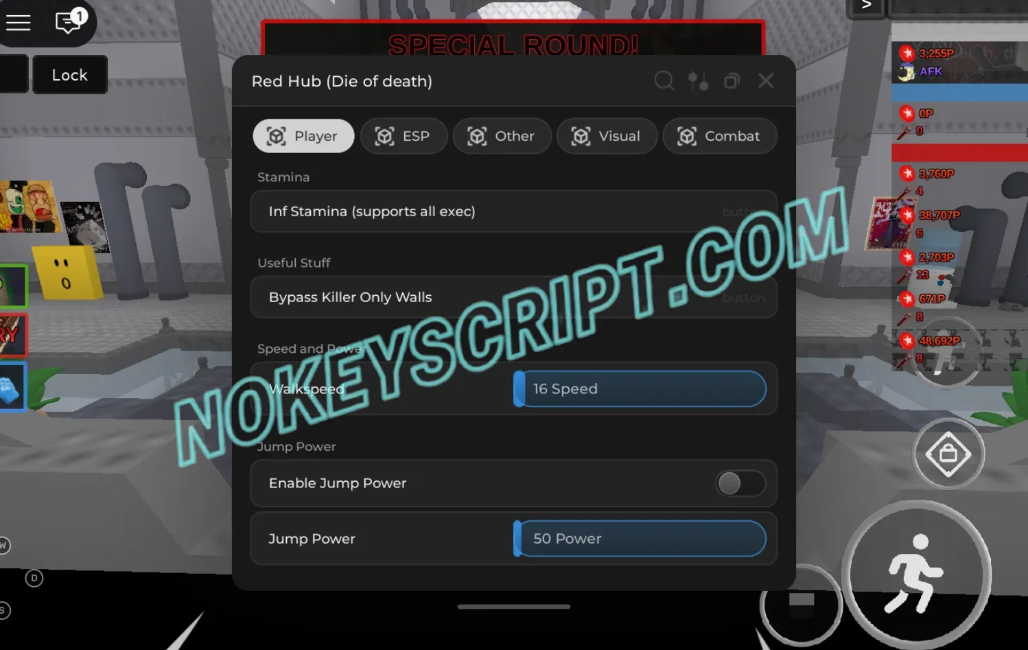 Die of Death Script Red Hub [No Key] – Bypass Killer Only Walls
