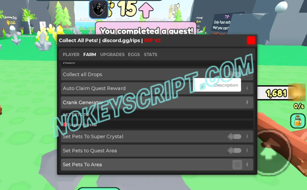 Collect All Pets Script Rip Hub [No Key] – Auto Collect Eggs