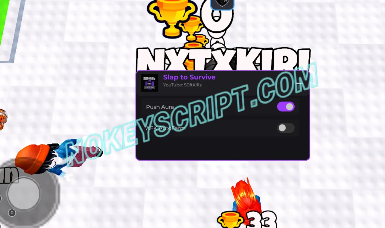 Slap to Survive Script S0ftKillz – Push Aura, Auto Farm