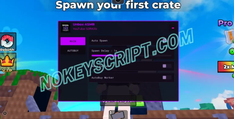 Unbox ASMR Script S0ftKillz – Auto Spawn, Auto Collect