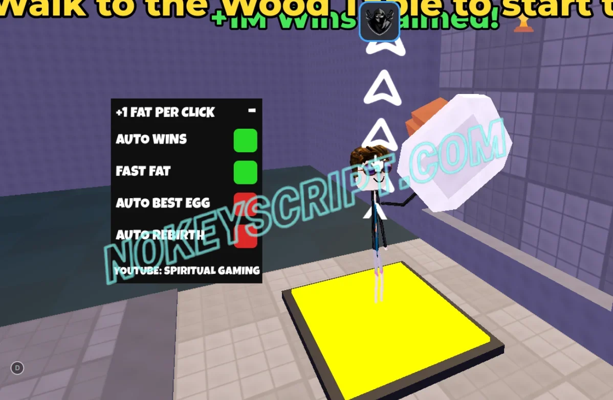 +1 Fat Per Click Script Spiritual Gaming – Fast Fat, Auto Wins