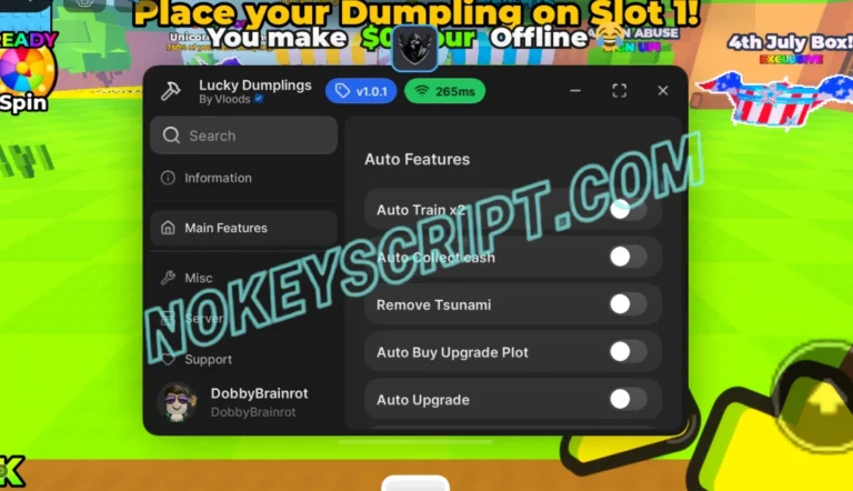 Lucky Dumplings Script StarForge Hub – Auto Train X2
