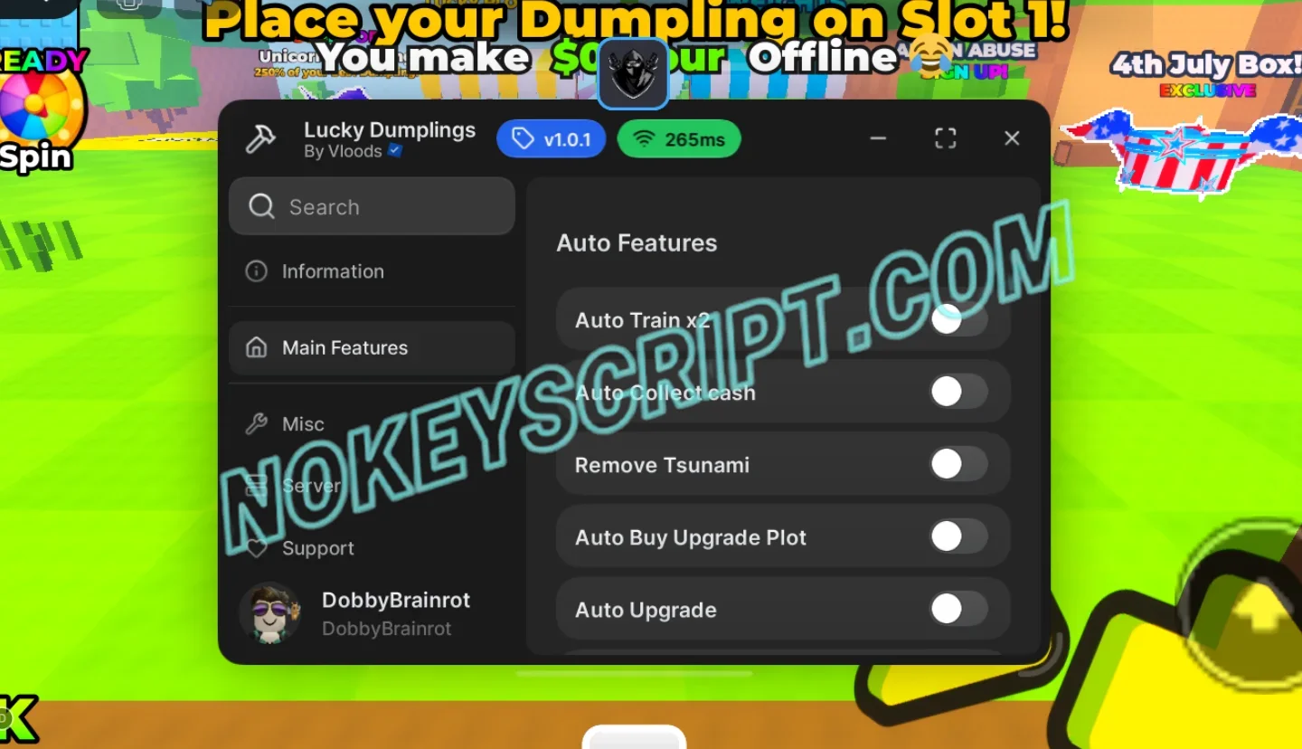 Lucky Dumplings Script StarForge Hub – Auto Train X2