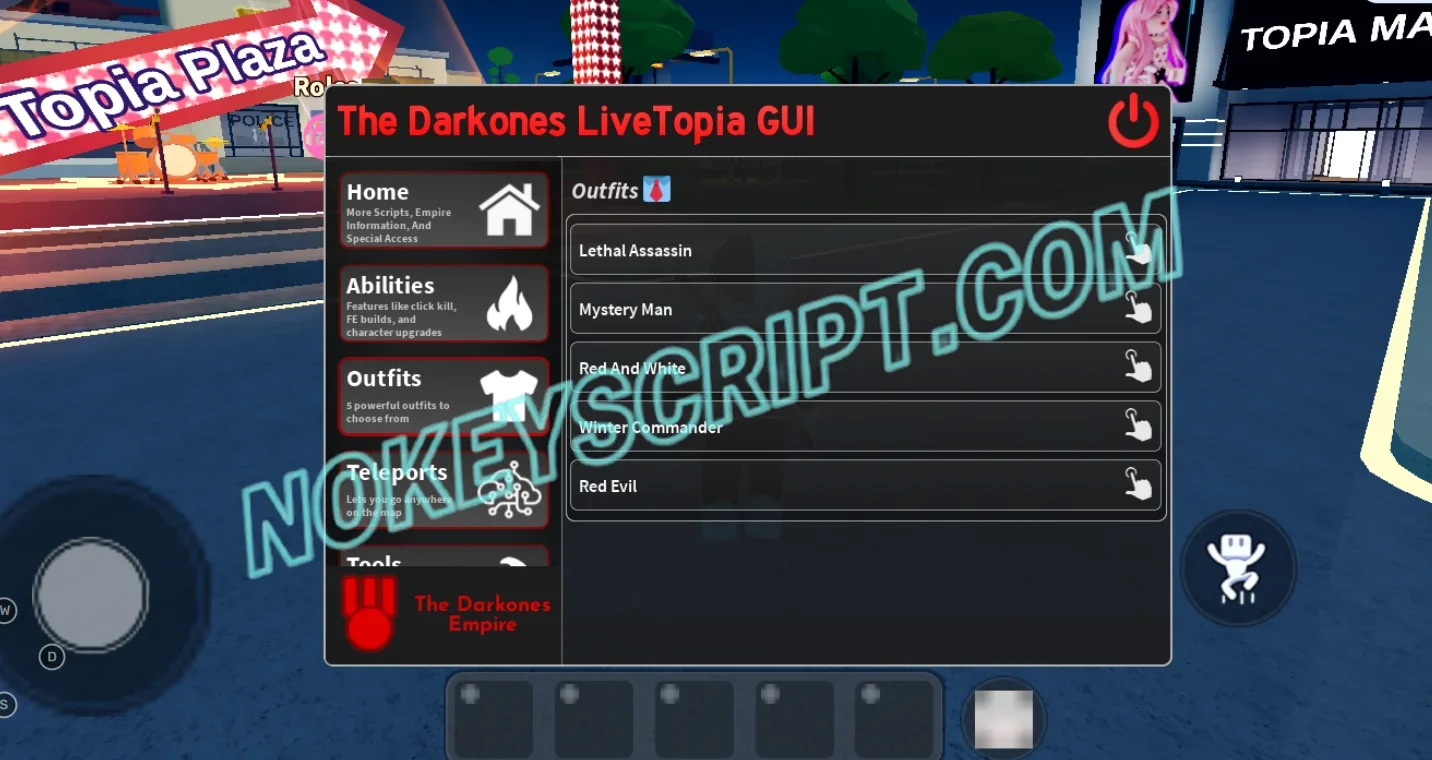 Livetopia 🏡 RP Script The Darkones Hub [No Key] – Auto Kill
