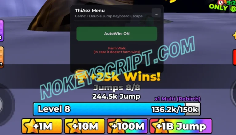 +1 Double Jump Keyboard Escape Script ThiAez Menu – No Key