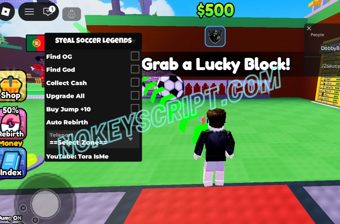 Jump To Steal Soccer Legends Script Tora IsMe [No Key] – Find OG