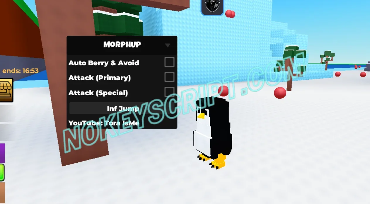MorphUp Script Tora IsMe [No Key] – Auto Berry and Avoid