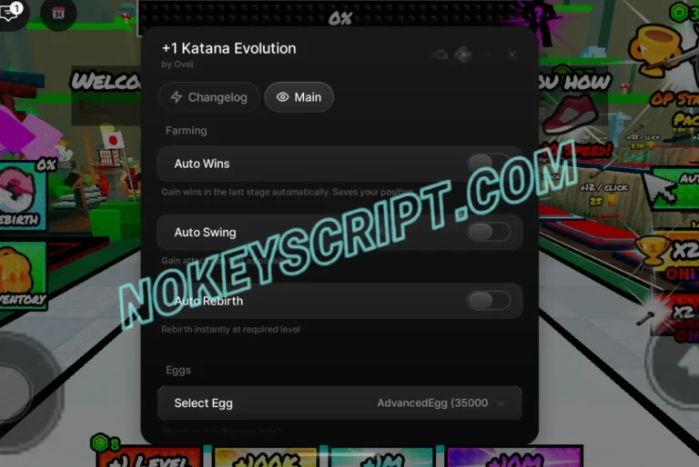 +1 Katana Evolution Script Velox Hub – Auto Wins, Auto Swing