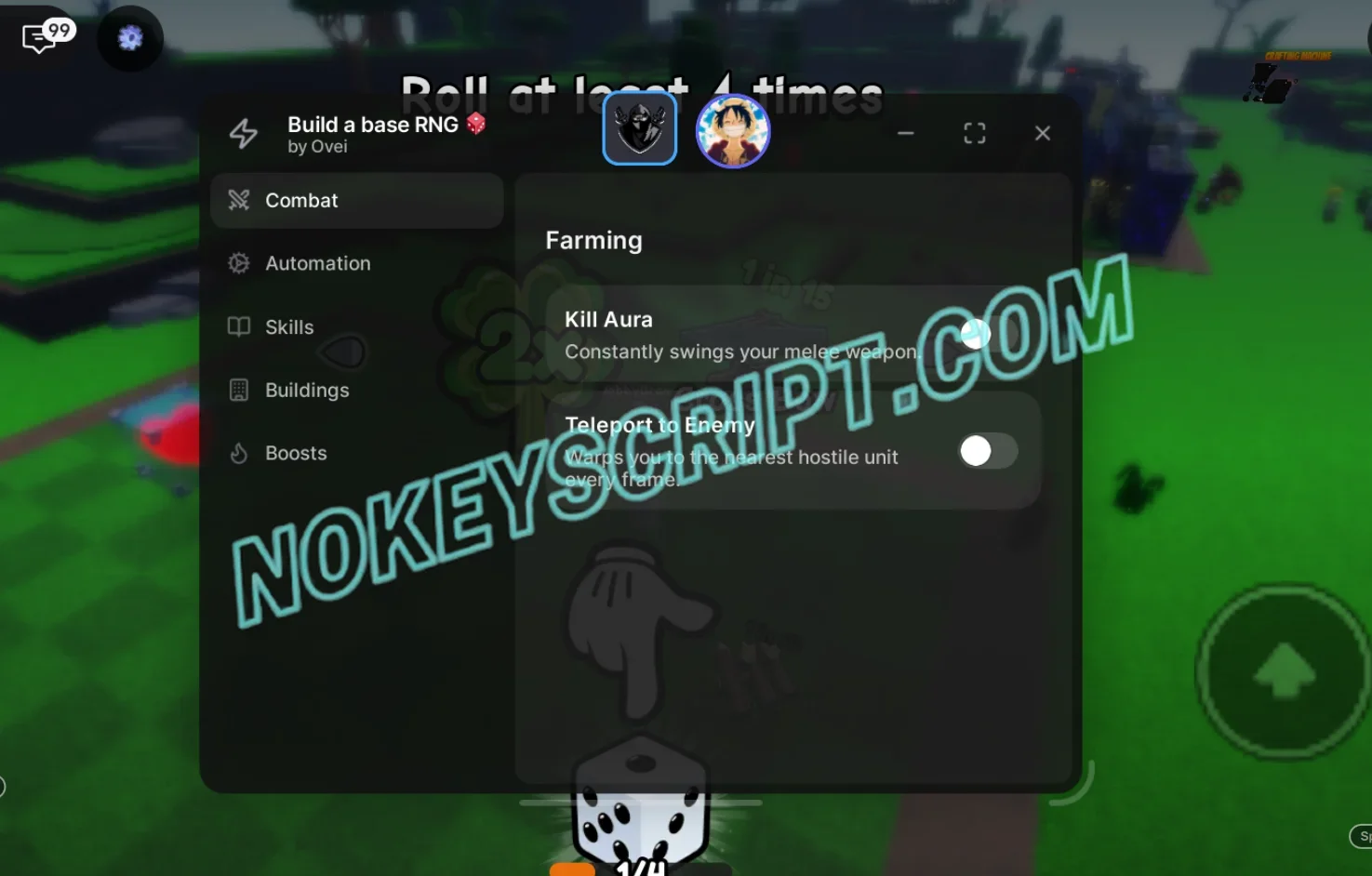 Build A Base RNG Script Velox Hub – Auto Roll, Auto Wave