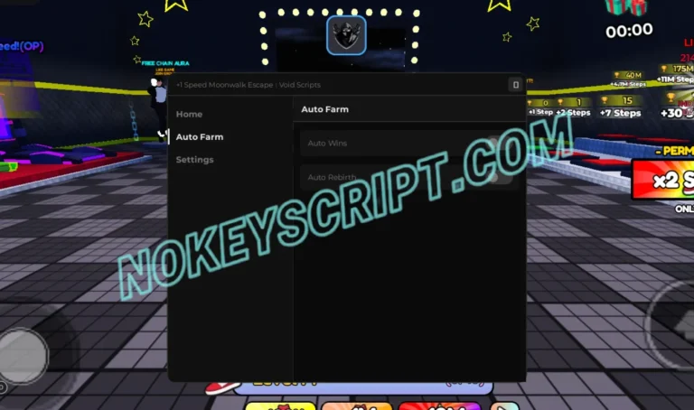 +1 Speed Moonwalk Escape Script Void Hub [No Key] – Auto Wins