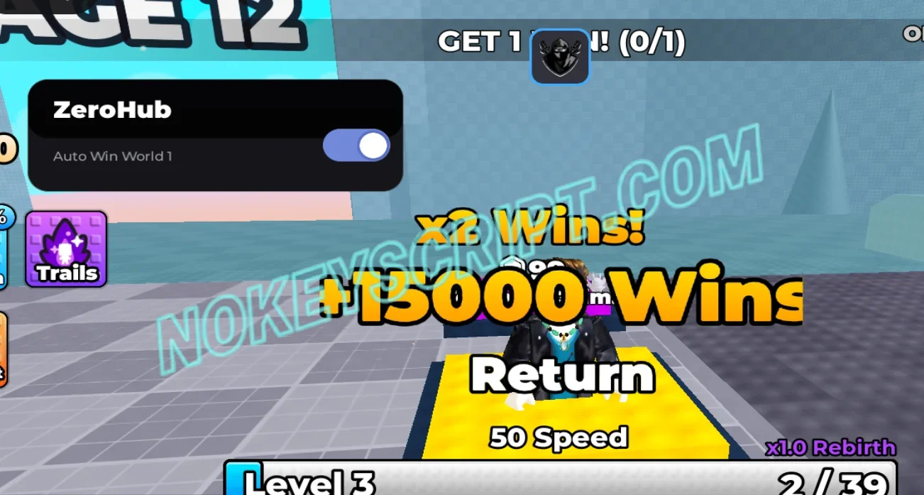 +1 Speed Super Hero Escape Script Zero Hub – Auto Win World 1