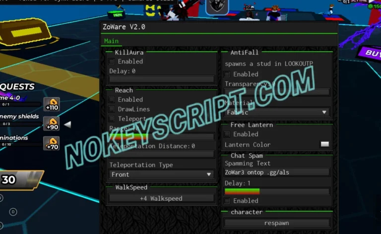 Samurai DUELS Script ZoWare Hub [No Key] – KillAura