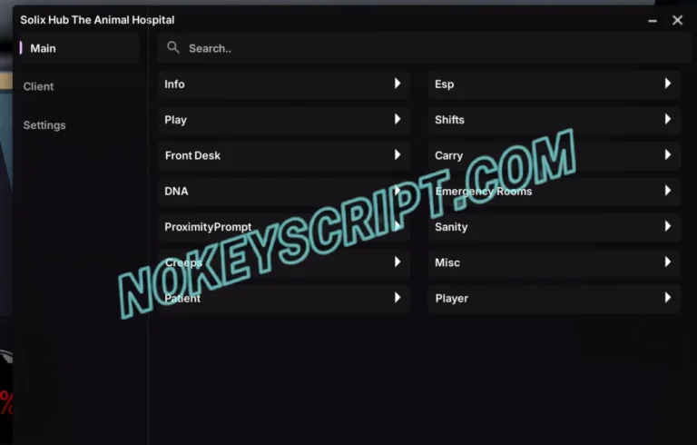Solix Hub – Animal Hospital (Anomaly) 🧪Script [Keyless]