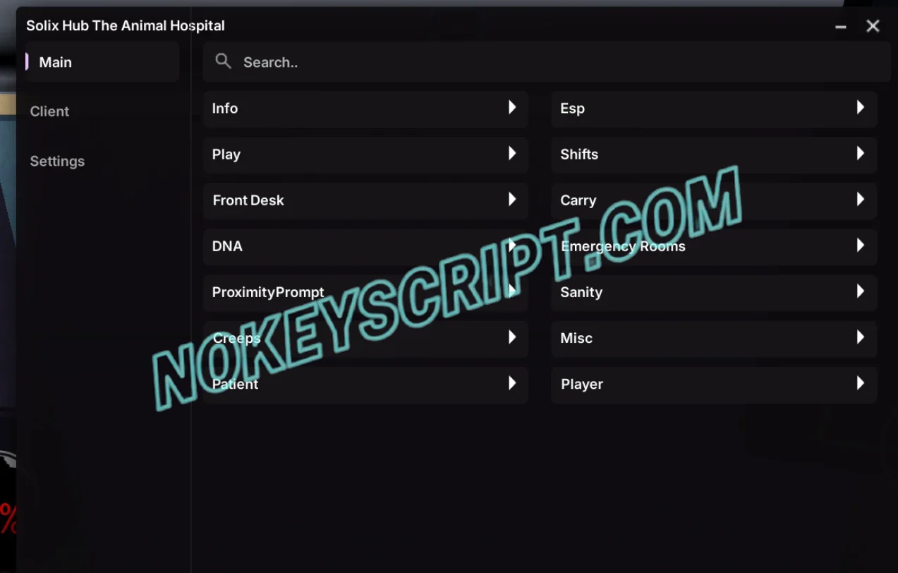 Solix Hub – Animal Hospital (Anomaly) 🧪Script [Keyless]
